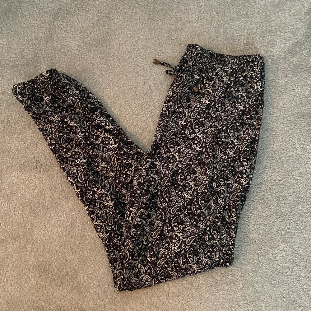 Patterned Rayon Pants